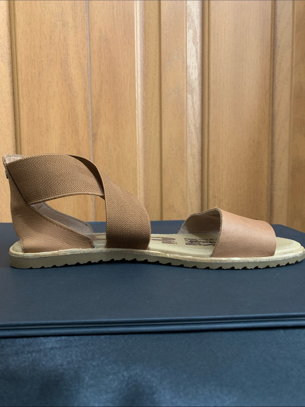 Sorel Ella Sandal in camel brown size 7.5 - Picture 5 of 8
